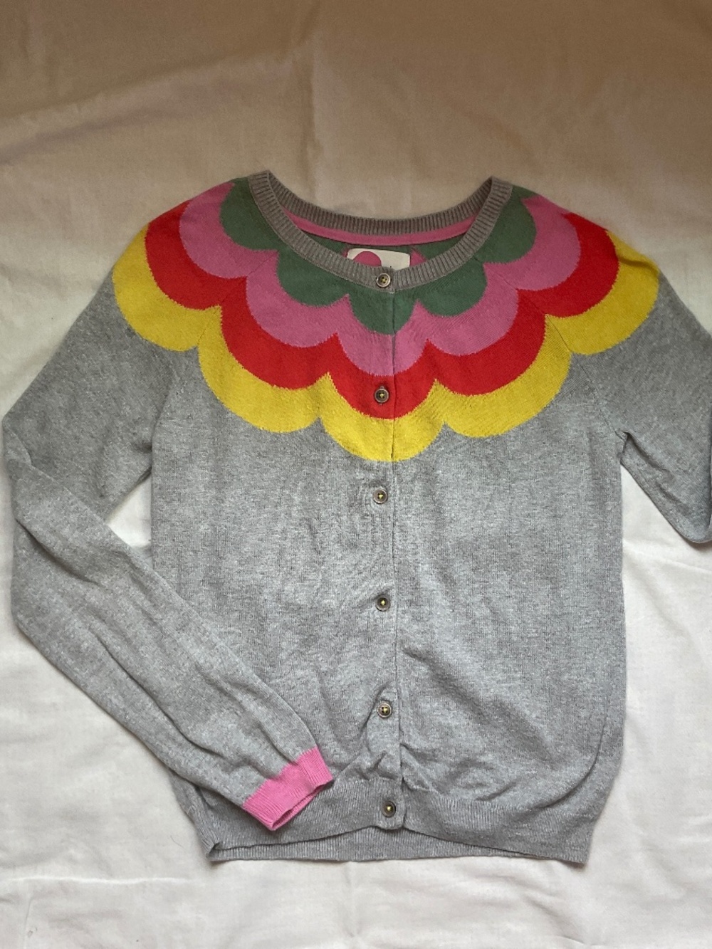 Mini open Cotton Cardigan - Size 11-12Y